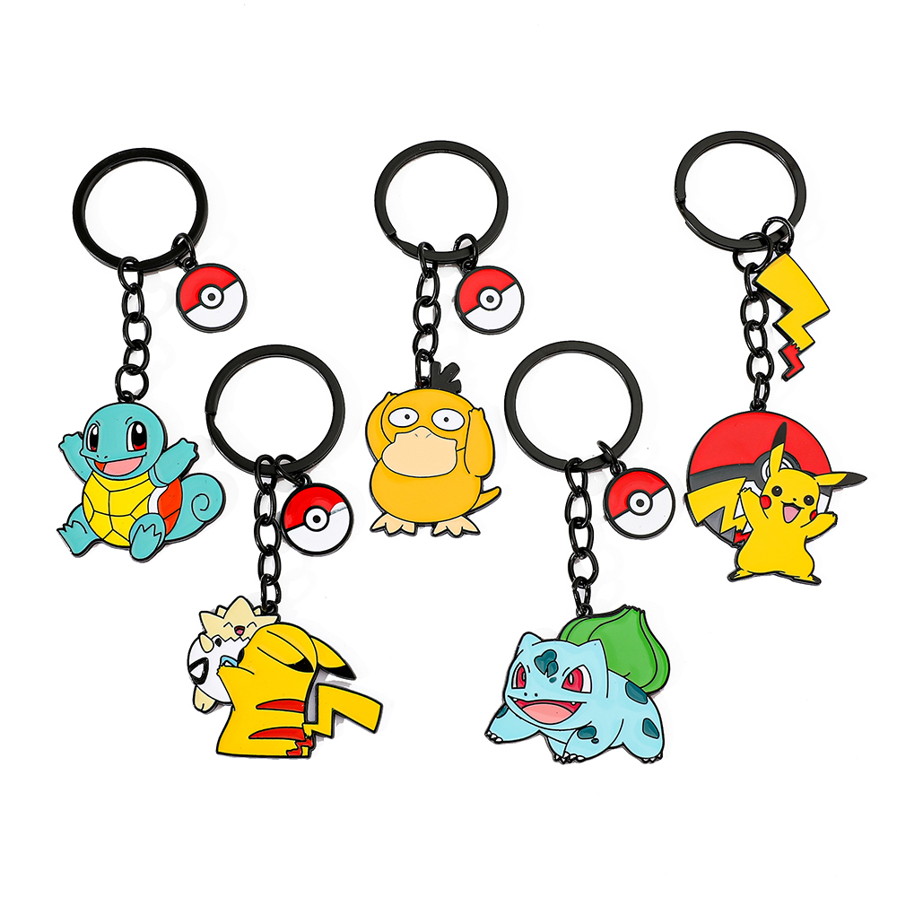 Anime Cosplay Girlfriend - Anime Figure Pikachu Keychain Classic Cute