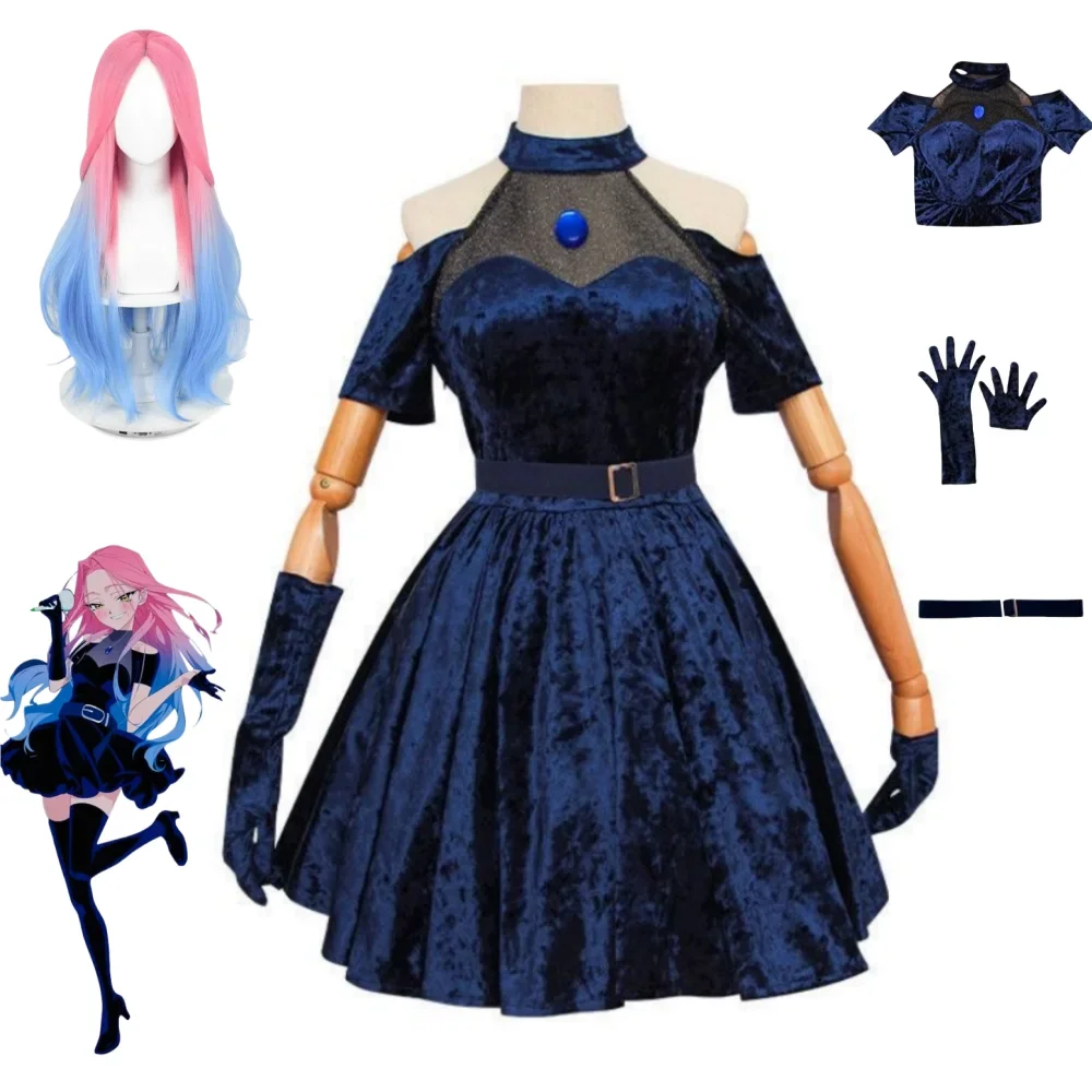 2026  Mizi Cosplay Costume Ani - Anime Cosplay Blue Hair review and price