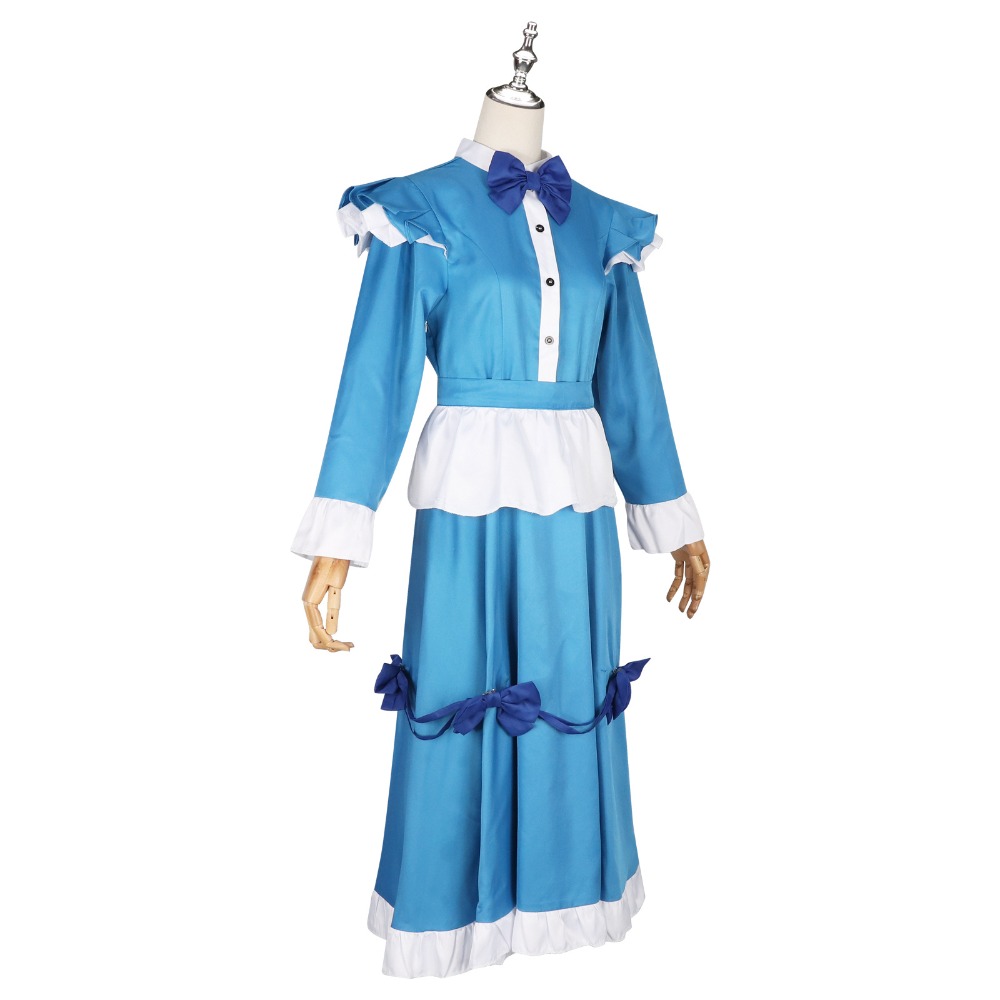 Poppy Red Hair Cosplay Costume - Anime Cosplay Blue Hair review and price
