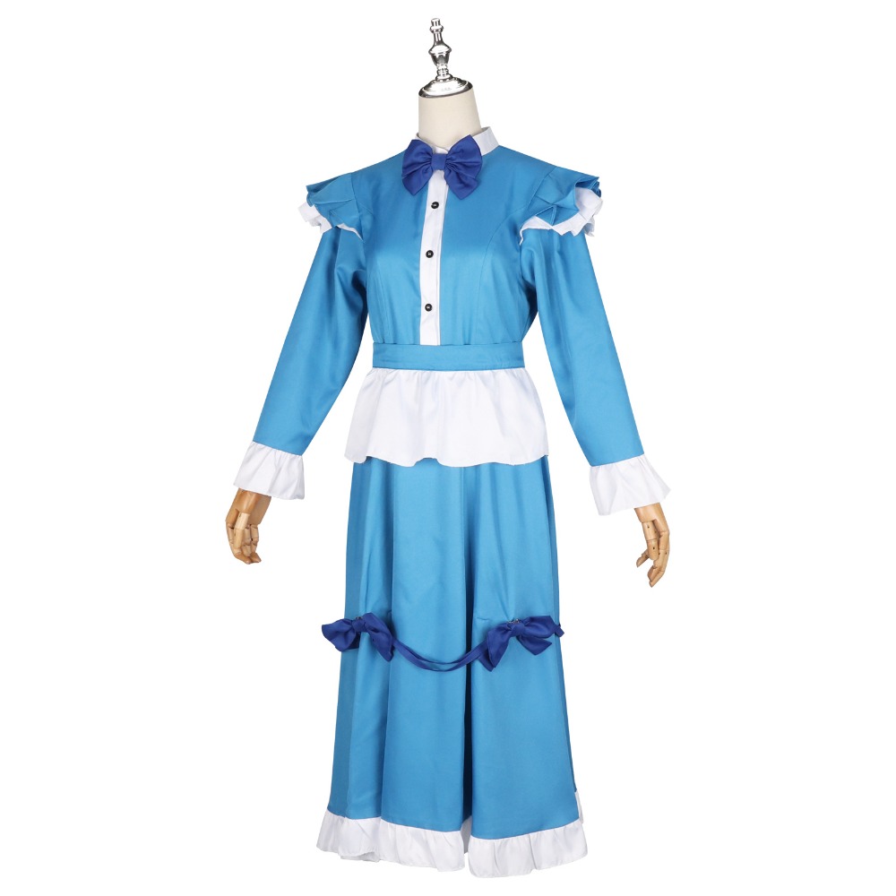 Poppy Red Hair Cosplay Costume - Anime Cosplay Blue Hair review and price