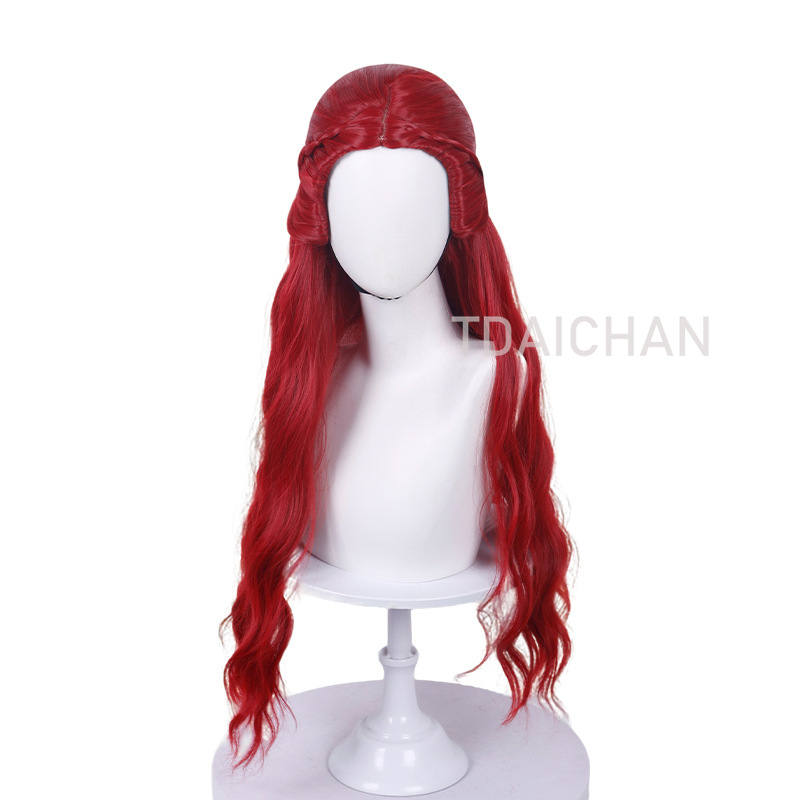 Curly Cosplay Wig Red princess - Anime Cosplay Blue Hair review and price