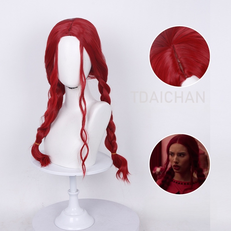 Curly Cosplay Wig Red princess - Anime Cosplay Blue Hair review and price