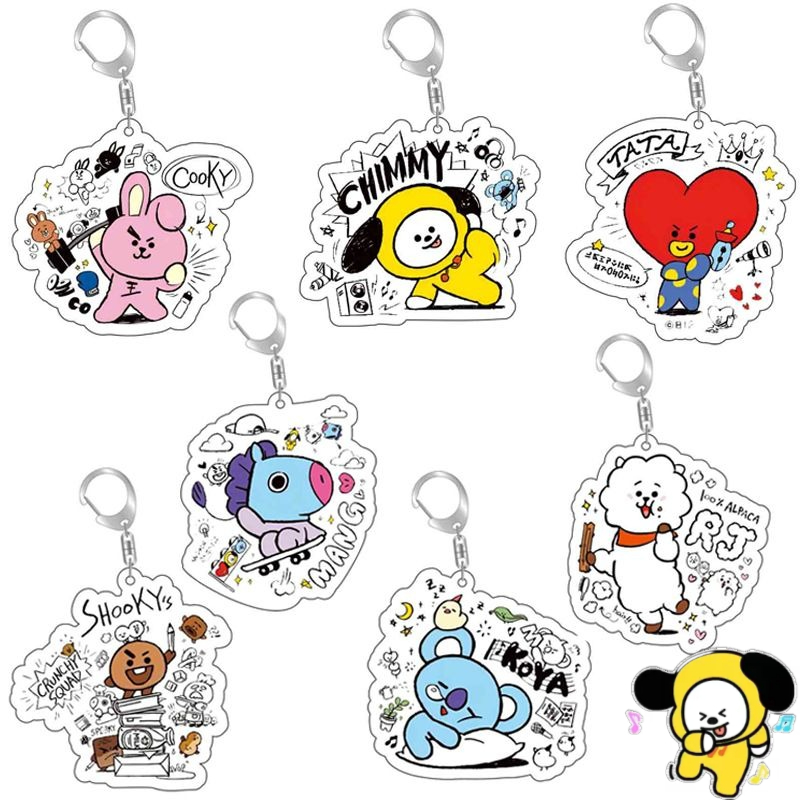 BT21 anime cartoon cute acryli - Anime Cosplay Girlfriend review and price