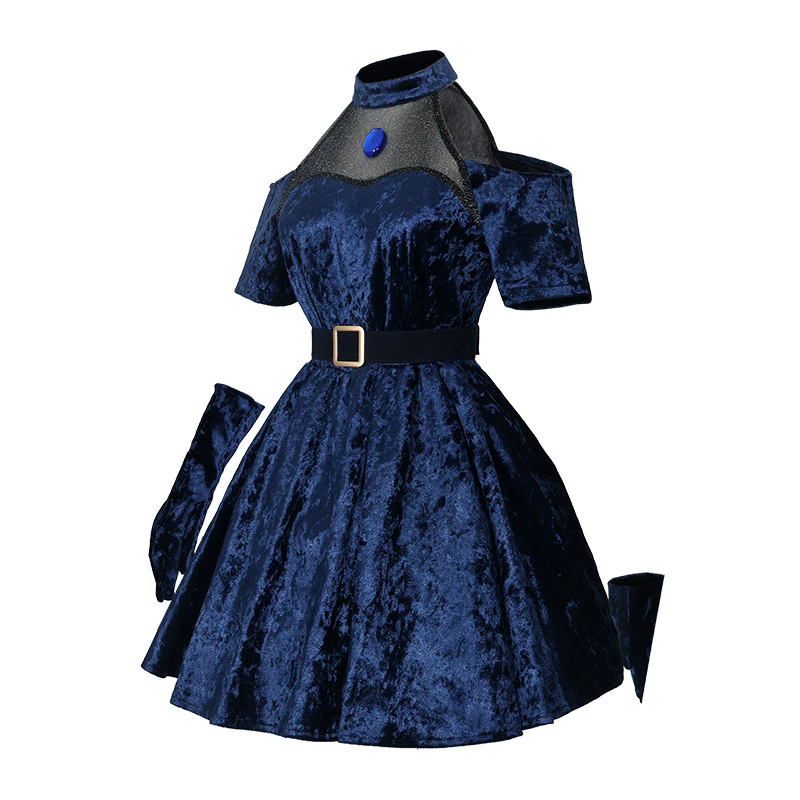 Mizi Cosplay Anime Alien Stage - Anime Cosplay Blue Hair review and price