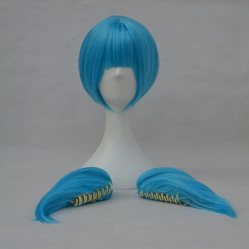 2026 Sally Face Sallyface Cosp - Anime Cosplay Blue Hair review and price