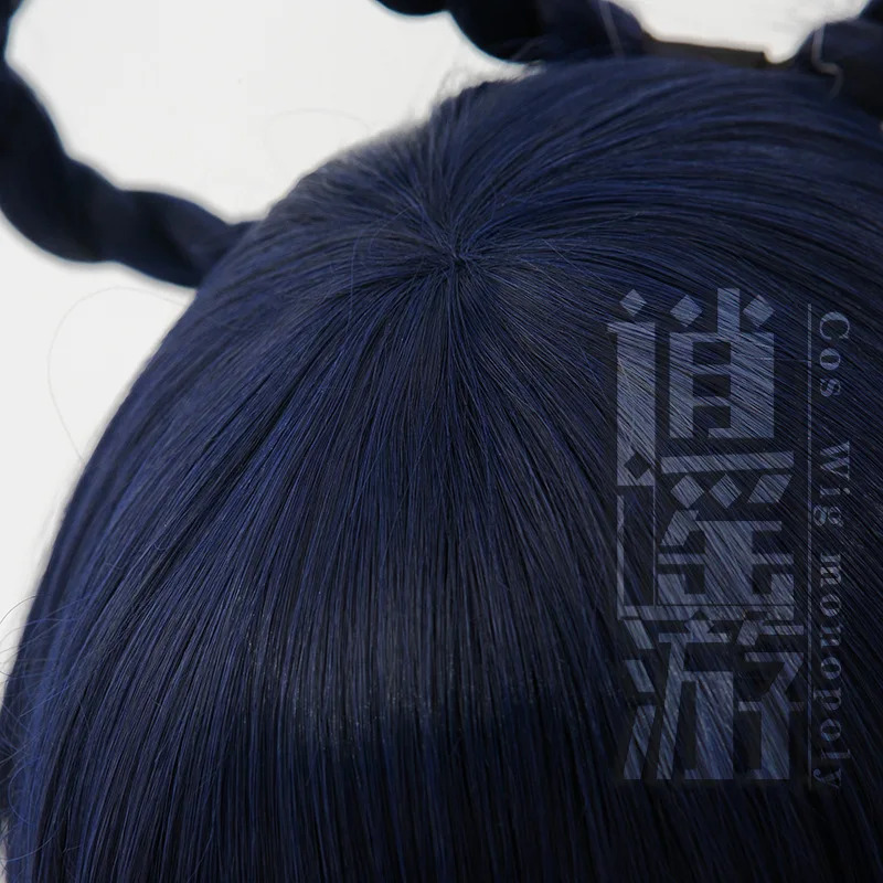 qq34Xiangling Cos 30CM Navy Bl - Anime Cosplay Blue Hair review and price