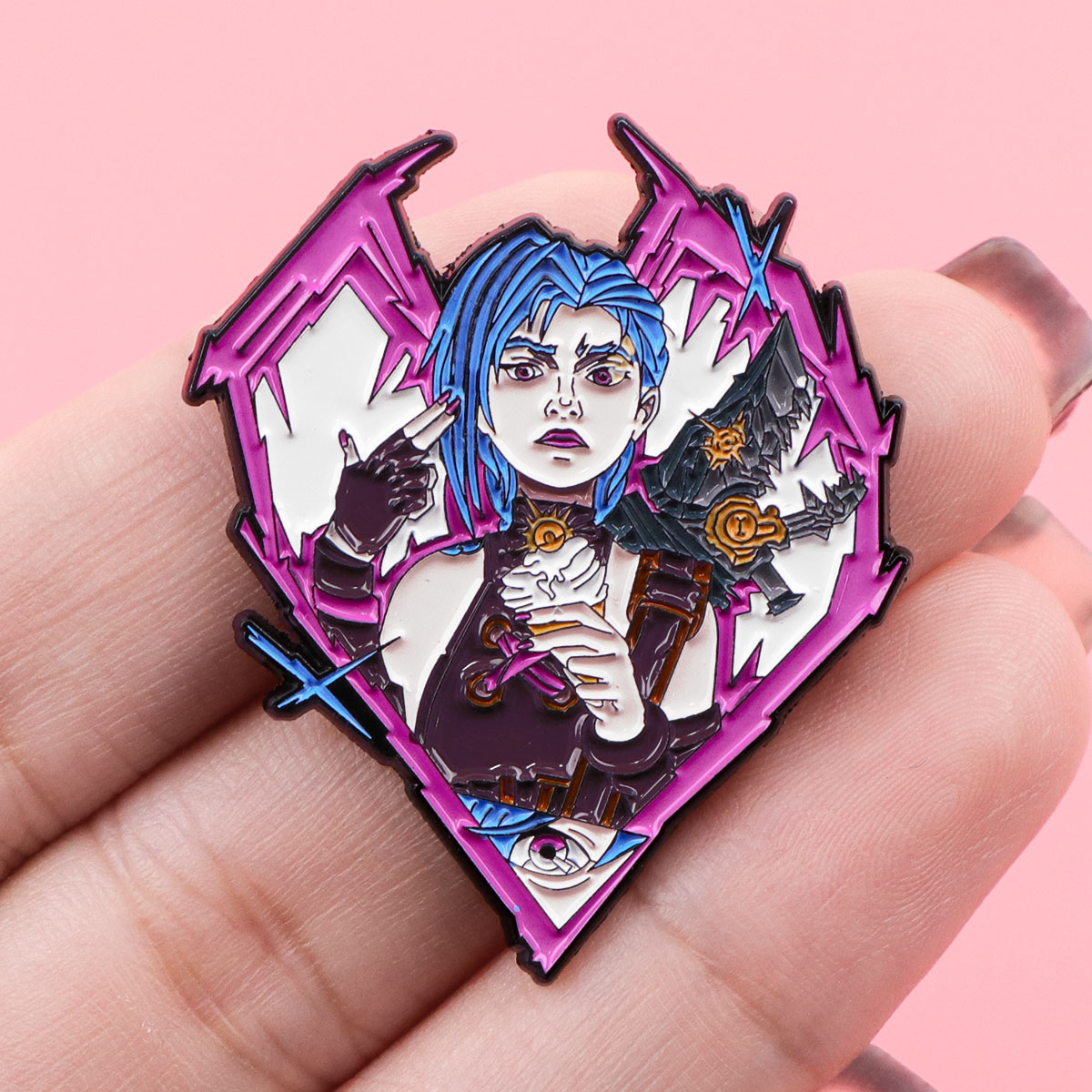 Anime Villain Character Enamel - Anime Cosplay Girlfriend review and price