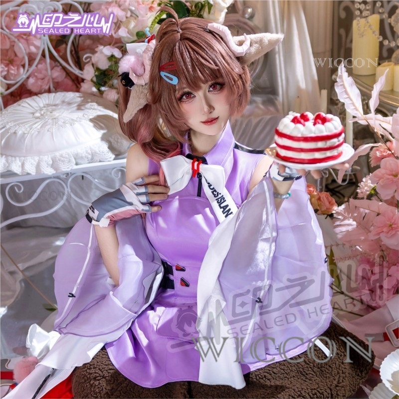 Halloween Adults Arknights End - Anime Cosplay Blue Hair review and price