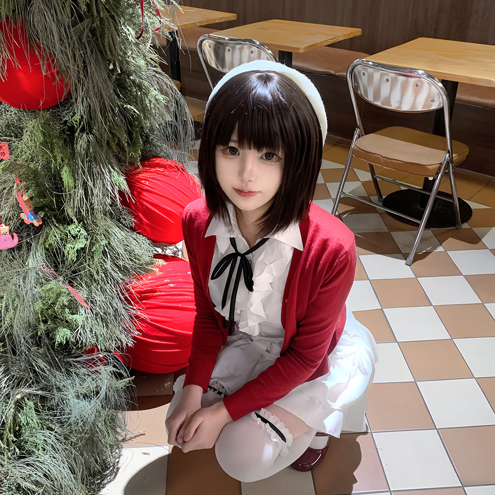 Girl Red Coat Shirt Skirt Set  - Anime Cosplay Girlfriend review and price