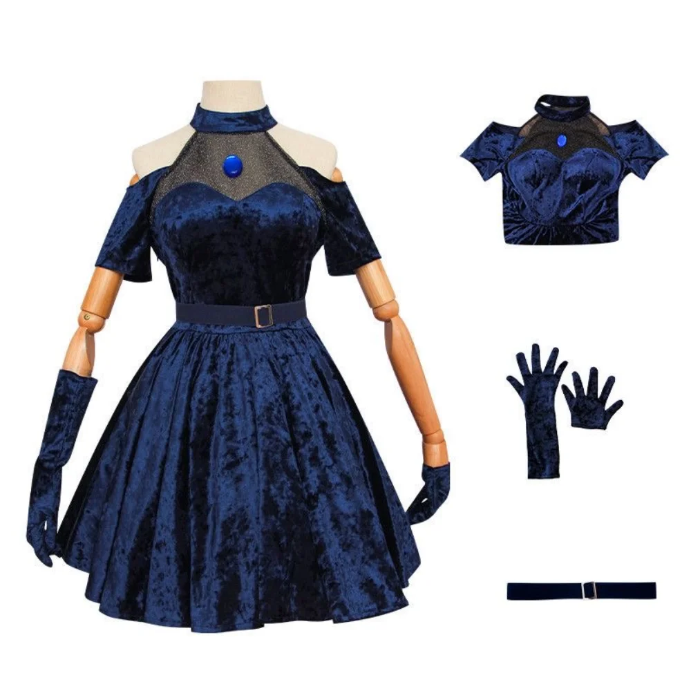Cosplay Costume Anime Alien St - Anime Cosplay Blue Hair review and price