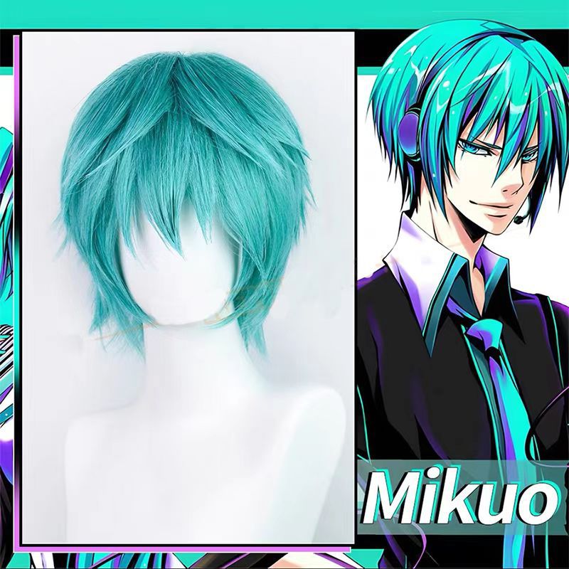 Mikuo Cosplay Wig Anime Miku B - Anime Cosplay Blue Hair review and price