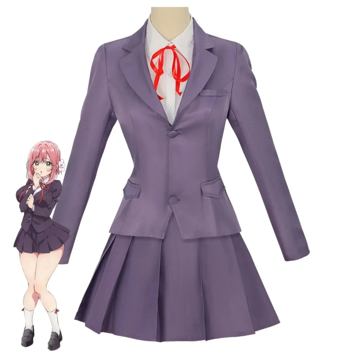 Anime The 100 Girlfriends Who  - Anime Cosplay Girlfriend review and price