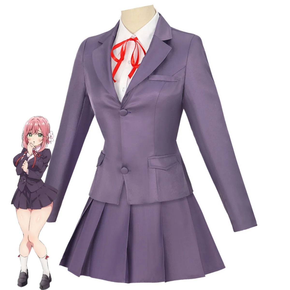 Anime The 100 Girlfriends Who  - Anime Cosplay Girlfriend review and price