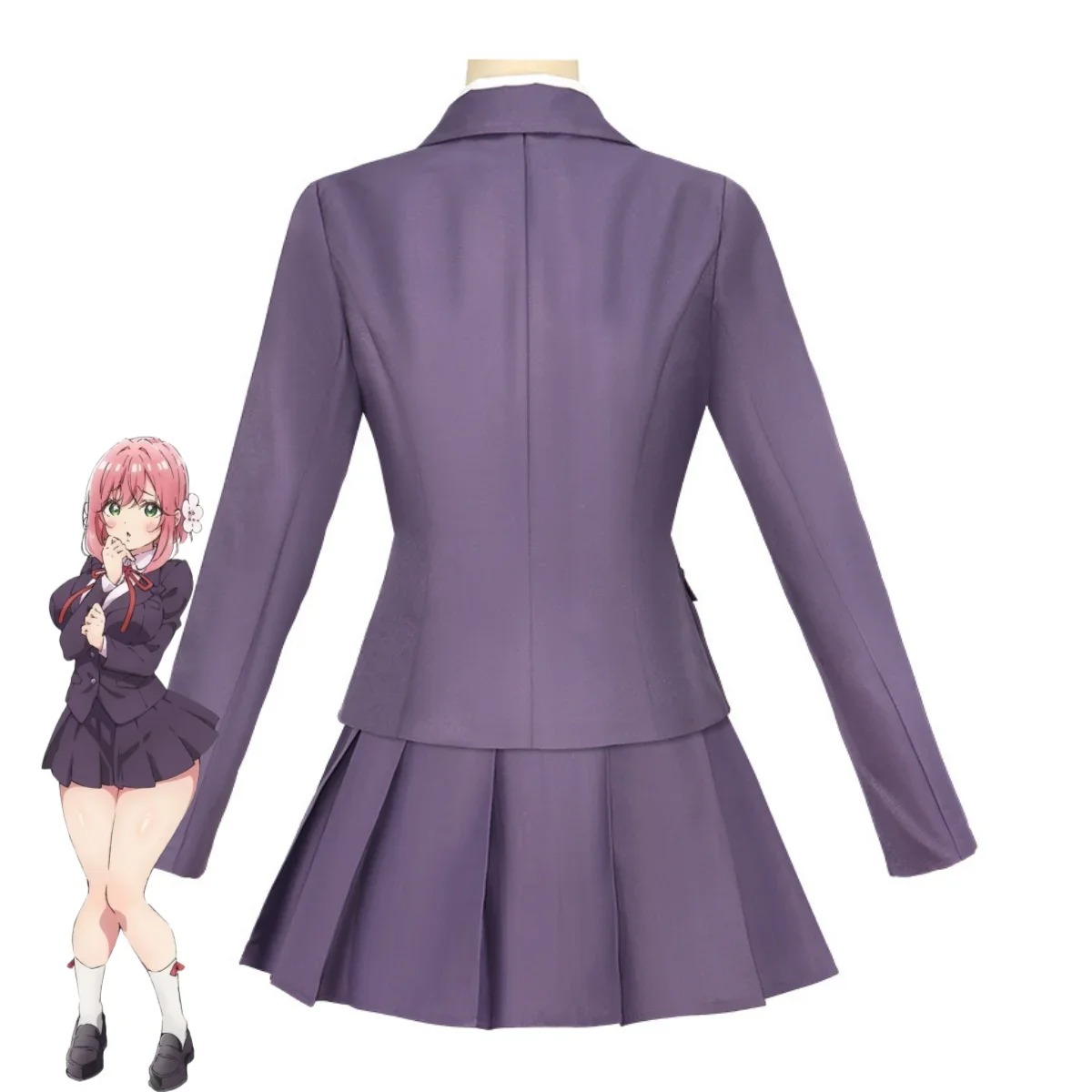 Anime The 100 Girlfriends Who  - Anime Cosplay Girlfriend review and price