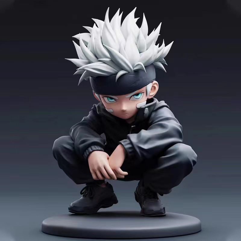 Jujutsu Kaisen figure - crouch - Anime Cosplay Gojo review and price